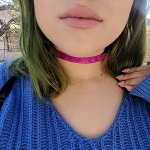 Pink choker